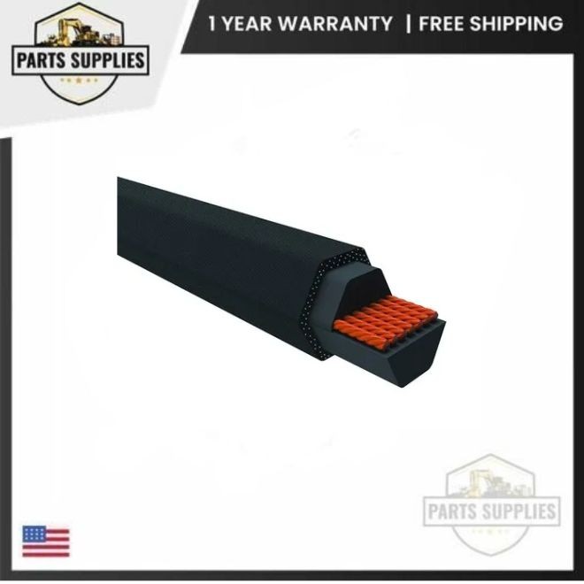 BB285 Hexagonal V Belt Double Angled BB 0.656in x 286in EL