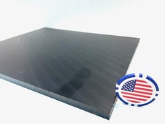 Nylon 6/6 Extruded Sheet Black (3/8″) – .375″ x 11″ x 21″