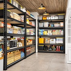 REIBII 5-Tier Heavy Duty Storage Shelves 2400LBS Capacity