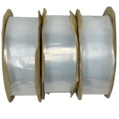 Lot of 3 Rolls: 3″ x 8″ 2.75 Mil Open-End Clear Plastic Poly Bags 1000 Pcs/Roll