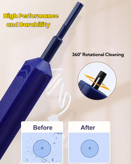 LC Fiber Cleaner Pen – 5 Pack – 1.25Mm LC Fiber Optic Cleaning Pen with Dual Act
