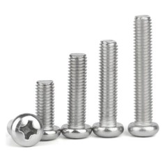 304 Stainless Steel Phillips Cross Pan Head Screws Bolt Inch 5/32，1/4，5/16，3/8，