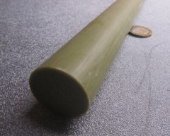 Phenolic Micarta Phenolic Nema G11 Rod 1.00″ Diameter x 48″ Length