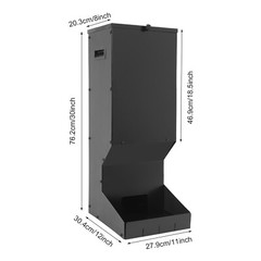 Hanging Deer Feeder Automatic Feed Dispenser With Waterproof Lid For Wildlife