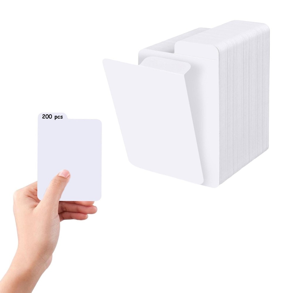 200 Pcs Trading Card Dividers Paper Divider Cards for Storage Boxes Baseball MTG