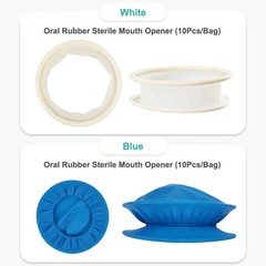 10Pcs Dental Sterile Rubber Dam Cheek Retractor Soft Lip Mouth Opener Disposable