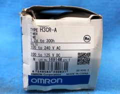 OMRON TIMER, TYPE H3CR-A, 100-240 V AC, 100-125 V DC
