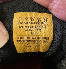 Skechers Men’s Cankton Steel Toe Work Shoes Memory Foam Insole Lace Up Size 8