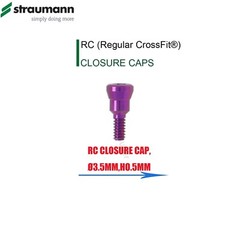 Closure Cover Screw RC/NC 0/0.5mm fits Straumann ITI Bone Level Healing Abutment