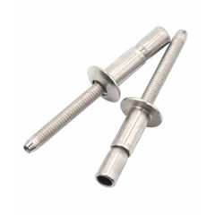 Structural Pop Rivets Dome Head Steel Monobolt Breakstem Fasteners 4.8mm 6.4mm