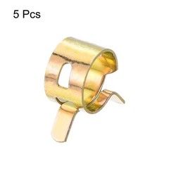 MECCANIXITY ID 11mm 7/16inch Fuel Line Hose Clamps, Pipe 7/16inch, Gold
