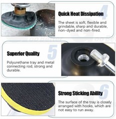 4 Inch 50-6000Grit Diamond Polishing Pads Kit Wet/Dry for Granite Stone Concrete
