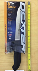 DexterRussell 6” Wide Boning SofGrip Stainless High Carbon Steel Knife.