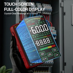 ANENG 683 Digital Multimeter True RMS 6000 Counts Touch Screen Rechargeable US