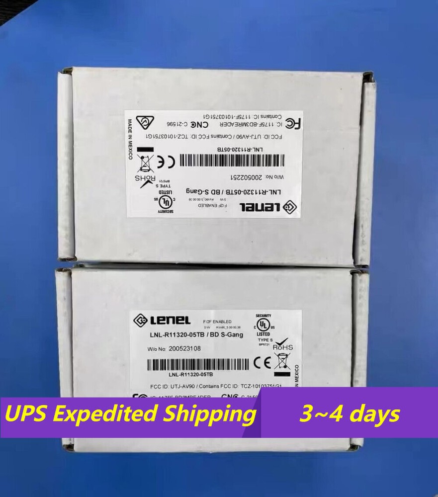 LENEL LNL-R11320-05TB/BD UPS Shipping