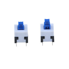 30 Pcs Micro Push Button Switch DPDT 6 Pin 8x8mm Self-Locking Power Switches