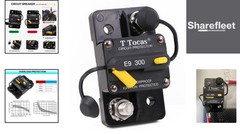 Heavy Duty Circuit Breaker 300A with Reset – 12V-48V DC