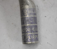 Burndy Purple Die 15 Lug Cooper Crimp YA28-2N 4/0 AWG STR N200 2 Hole 1/2″