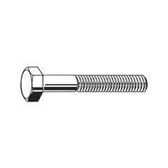Grade 8, 9/16″-18 Hex Head Cap Screw, Zinc Yellow Steel, 6 In L, 5 Pk,