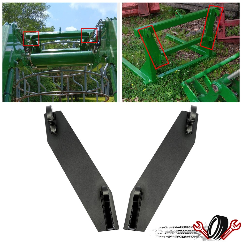 Attachment Weld ON Mounting Brackets Part For Global Quicke Euro Style Tractor