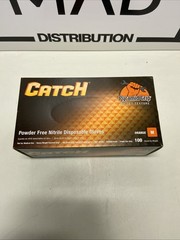 ProWorks CATCH Disposable Nitrile Gloves –Heavy Duty Work Rubber Glove (M)