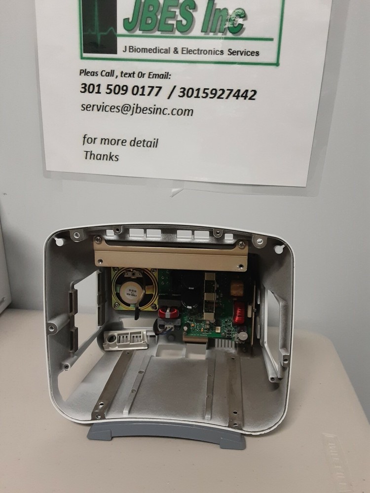 GE Dash 5000 Monitor Rear Housing Case Castingwith power supply and speaker