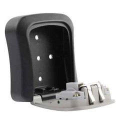 4 Digit Key Safe Lock Box Combination Wall Mount Security Storage Case Organizer