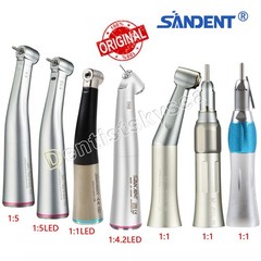 1:1 1:4.2 1:5 Contra Angle Optic Low Speed Handpiece Straight Nosecone Dental