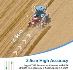 JY305 Tractor GNSS Autosteer System AB Line in Straight Curve A+ Pivot U-Turn