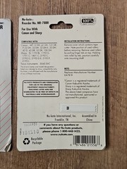 3 Pack! NUKOTE Calculator Ink Roller Black & Red Ink Replacements SEALED NR-78BR