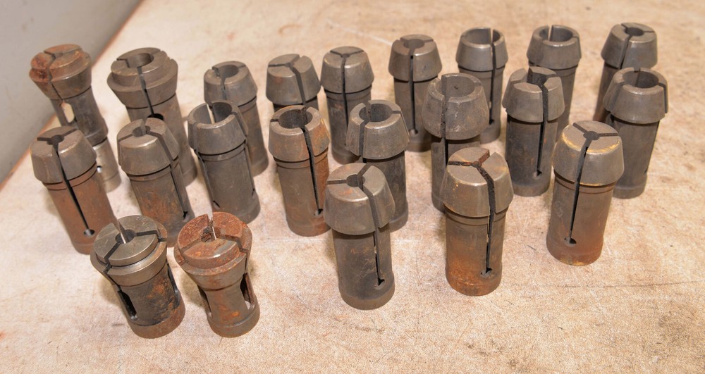 22 Bardons & Oliver turret lathe No 2 collets B & O and more machinist tool lot