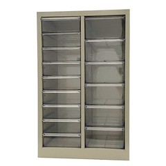 15 Drawers Vertical File Cabinet Office Storage Organizer Medium+Large Drawer