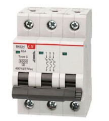 BK63H 3P C10A LS 3 Pole type C 10 Amp