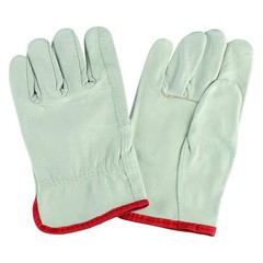 Condor 1Aj23 Leather Drivers Gloves, Cowhide, Shirred Slip-On, Straight Thumb,