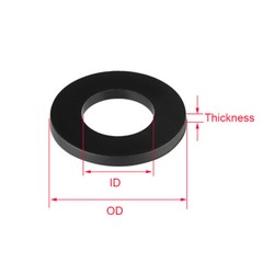 Nylon Washers Form A Flat Plastic Washer M2 M2.5 M3 M4 M5 M6 M8 M10 M12 M16-M37