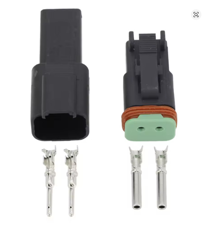 2 3 4 6 8 12 Pin Deutsch DT Black Series Waterproof Electrical Connector KIT