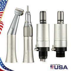 NSK Style Dental Slow Speed Handpiece Straight Contra Angle Air Motor 2/4H exter