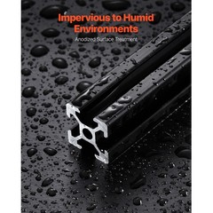 4/5/10PCS 23.6-78.7 in T-Slot Aluminum Extrusion Linear Rail, Anodized 2020-4040
