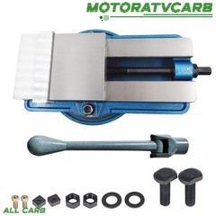 ALL-CARB 6″ ×7.5″ Lockdown CNC Milling Machine Bench Vise W. 360° Swiveling Base