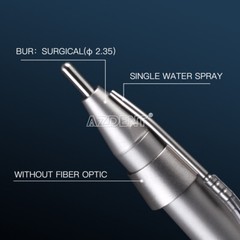AZDENT Dental Surgical Surgery Operation 20° 1:1 Straight Contra Angle Handpiece
