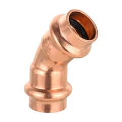 10 PCS EFIELD 1/2 ” Press Fit 45 Degree Elbow Copper Fittings, No Lead