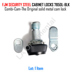Lock FJM Security 7850 L Padlock Cabinet Blk Combi Cam Original solid metal Cam