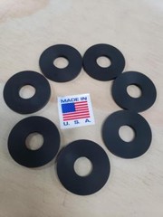 Precision CNC lathe cut washers 1/8 THK X 1/2 ID X 1″OD 10PC PACK FREE SHIPPING