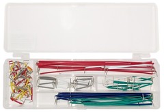 140 Piece Jumper Wires for Breadboarding, Assorted Lengths and Colors with Case