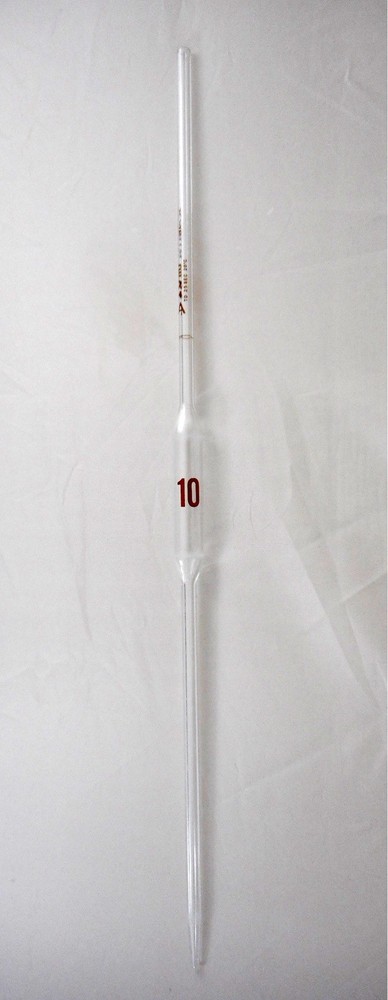 KIMAX Glass Class A 10mL ±0.02 Bulb Reusable Volumetric Pipette Pipet 37007-10 B
