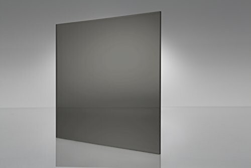 SALE 3/16″ (4.5mm) Transparent Light Grey 12″x12″ Acrylic Plexiglass Sheet