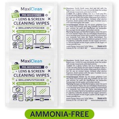 MAXI CLEAN 440 Pack Lens Wipes for Eyeglasses 440 Count (Pack of 1)