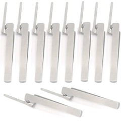 10 Dental Articulating Paper Holder Serrated Pliers Tweezers Straight Stainless