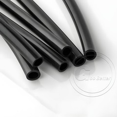 Black Silicone Tube Hose ID 0.5mm-60mm × OD 1mm-68mm Soft Rubber Pipe