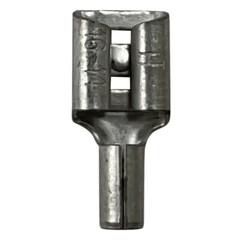 (100) Non Insulated Female 16-14 Gauge Quick Disconnect .250″ Terminal Connector